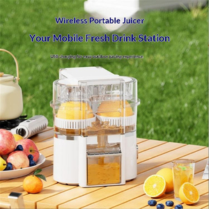Presse-agrumes rechargeable à double tête avec levage automatique, 8 lames, 600 ml, 100 W, mixeur portable pour fruits, en PP et ABS - Product Image 2