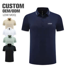 Camisetas Deportivas Personalizadas para Hombre, Antiarrugas, Antipilling, Nuevas, Populares, Cortas, para Running, Golf, Tejidas y Bordadas - Product Image 2