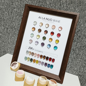 โรงงาน AILANUO รับผลิตยาทาเล็บ 20 สี แบรนด์ส่วนตัว สีสันสดใส ยาทาเล็บเจลแบบตาแมว 9D คริสตัล - Product Image 4