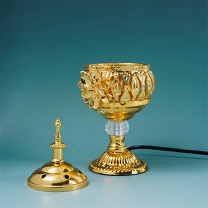 Toptan yeni arap topu elektrikli tütsü brülör orta doğu zanaat eklemek ev dekorasyon Dubai ev dekor için geri akış <span class=keywords><strong>Censer</strong></span> - Product Image 5