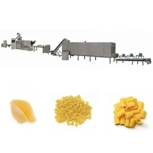 Electric instant italian pasta/ noodles manufacturing machines Colourful macaroni pasta straw processing line