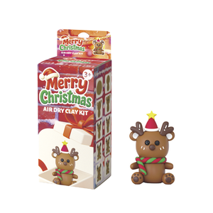 儿童圣诞袜填充物-无毒DIY空气干燥粘土玩具Arcilla Seca Al Aire Juguete De Arcilla圣诞装饰品套装 - Product Image 1