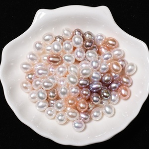 3-10mm forma di riso d'acqua dolce naturale della perla 3a grado di alta qualità di <span class=keywords><strong>goccia</strong></span> sciolto <span class=keywords><strong>perle</strong></span> per monili che fanno - Product Image 2