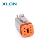 Conector automotriz macho gris para Deutsch, conector automotriz macho de 2, 1, 2, 2, 2, 2, 2, 3, 4, 4, 2, 2