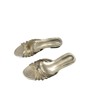 Wholesale Women's Light Weight X-Strap Flat Sandals | Custom Non-Slip Summer Slippers | Round Toe Thin Strap <b>Slides</b> (<b>Small</b> MOQ) - Product Image 3