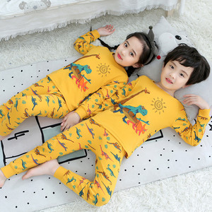 Vente flash : Ensemble de pyjama long pour bébé garçon et fille, vêtements de nuit pour adolescents, sous-vêtements en coton pour enfants, 100% coton - Product Image 1