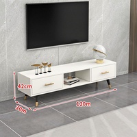 Minimalistisches Modernes Nordisches Holz-TV-Schrank und Couchtisch-Set für Kleine Wohnungen Multifunktionale Luxusmöbel