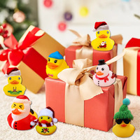 Noël compte à rebours canard calendrier de l'avent Mini vinyle dessin animé Figurine jouet pour enfants PVC matériel aveugle boîte unisexe fabriqué en chine