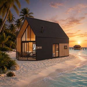 Luxury Cabin Supplier Prefab Modular Steel <strong>Houses</strong> <strong>Tiny</strong> Homes For Glamping Outdoor Vacations And Resort Living - Product Image 2