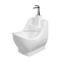 Chaise de pédicure Wudhu avec lavabo en céramique pour ablutions musulmanes en mosquée