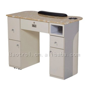 Mesa de Manicura de Piedra Artificial Duradera de Diseño Simple The <span class=keywords><strong>Hague</strong></span> con Lámpara - Product Image 3