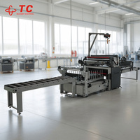 Machine de laminage et d'enroulement de profilés à colle thermofusible PUR de 1100 mm de largeur, composants essentiels du moteur, contrôle PCL + écran tactile 1