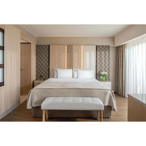 Juegos de Muebles de Dormitorio de Hotel de Madera Maciza Modernos y Personalizados, Artículos de Hostelería Ecológicos de Lujo, Tapizados para Apartamentos - Product Image 1