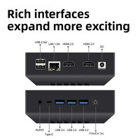 Nuevo Mini PC Intel Celeron N5100 de Cuatro Núcleos, DDR4, SSD, NUC, Bajo Consumo, Portátil, para Oficina, con Gráficos HD Integrados, 4K, Windows