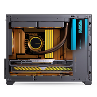 JONSBO D32 STD m-atx casing PC Desktop Kompatibilitas tinggi casing Desktop Mini untuk casing PC Gaming mendukung MATX Back-Connect/BTF MB