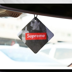 Ambientador de papel absorbente con impresión personalizada para coche, tarjetas de perfume colgantes para regalos de promoción - Product Image 4