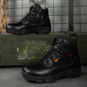 Botas Tácticas para Hombre de Tallas Grandes, Modelo 2026, para Fuerzas Especiales, Senderismo al Aire Libre, Corte Bajo, con Puntera de Acero y Aislamiento - Product Image 5