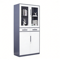 Armoire de classement métallique en acier avec tiroirs, casier de rangement de bureau, glissières de tiroir, mobilier de bureau, pour livres et fournitures de bureau
