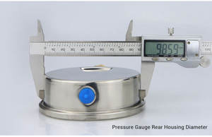 공장 가격 100mm 40bar psi 부르동 튜브 타입 글리세린 충전 충격 저항 유압 압력계 - Product Image 5