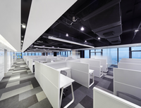 Station de travail de bureau modulaire moderne 4 6 8 10 places Bureau du personnel Postes de travail en cubique Mobilier de bureau Bureau de poste de travail