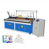 Machine automatique de rembobinage de papier toilette de petite taille, prix d'usine, vente chaude