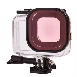 Kit de filtres de <span class=keywords><strong>plongée</strong></span> <span class=keywords><strong>3</strong></span>-en-1 pour <span class=keywords><strong>GoPro</strong></span> <span class=keywords><strong>Hero</strong></span> 13 12 11 – Filtres carrés rouge, violet, rose pour correction des couleurs sous-marines et boîtier étanche - Product Image 1