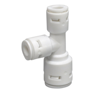 Conector de 3 vías para purificador de agua, 1 entrada, POM de grado alimenticio, conexión rápida para accesorios de sistemas de ósmosis inversa - Product Image 4