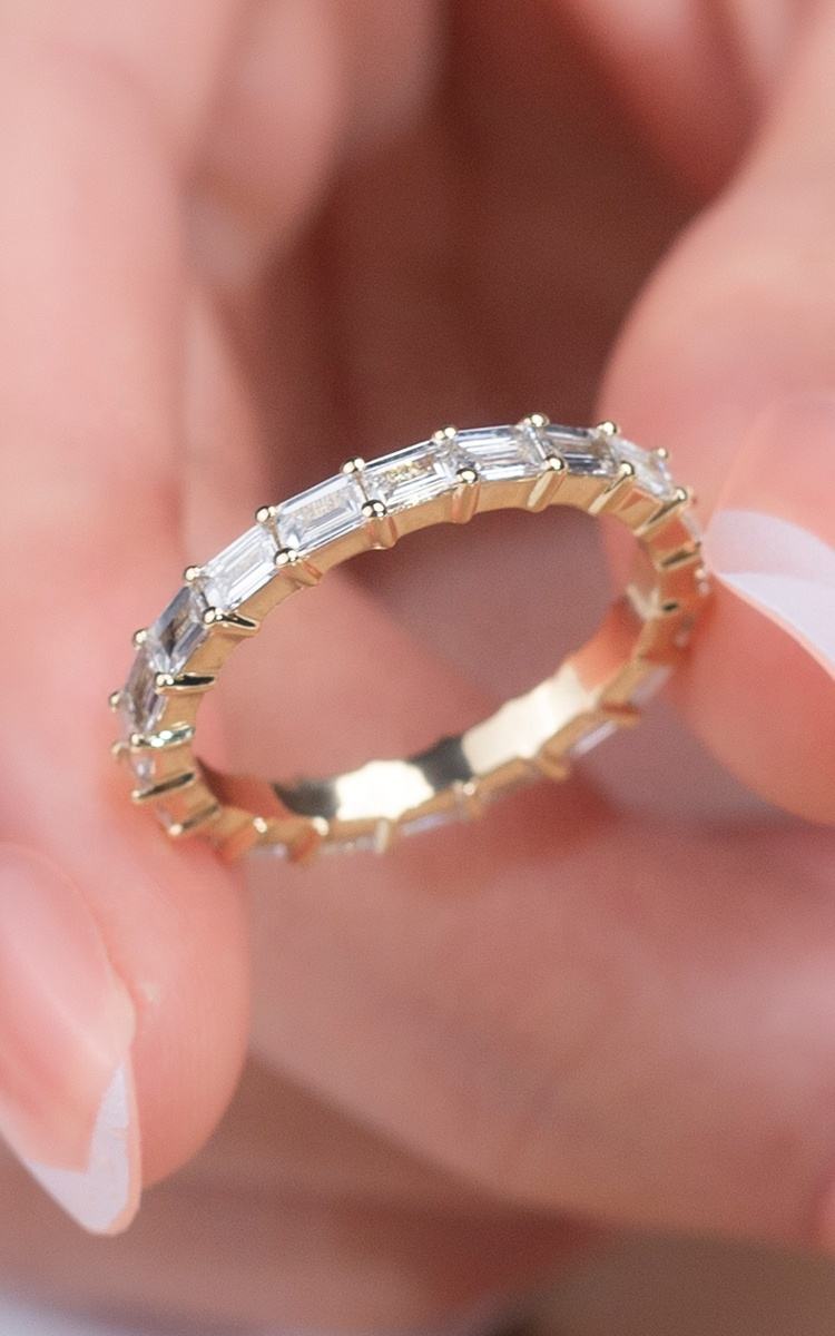 แหวนเพชรแล็บ 18K