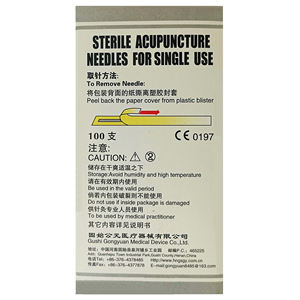 QUAN HE 100 PCS/Box Agulhas de Acupuntura Estéril Descartáveis Fabricação Atacado Agujas De Acupuntura - Product Image 2