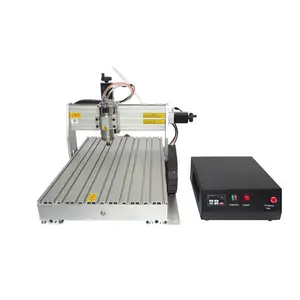 Minimáquina de grabado CNC, enrutador pequeño de madera, 1500W, 4 ejes, nuevo diseño, 4060