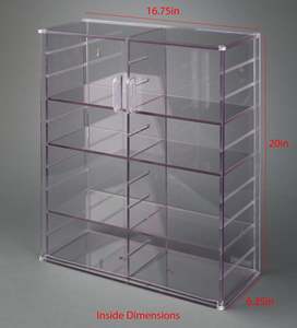 Étagère de présentation de médicaments pour <span class=keywords><strong>pharmacie</strong></span> personnalisée, 4 étagères, armoire de premiers soins en acrylique pour l'école avec étagères réglables/amovibles - Product Image 4