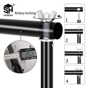 Système de support d'éclairage pour studio photo DB 2000x3000, supports de fond en alliage d'aluminium avec sac de transport - Product Image 5