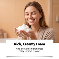 Gel Douche Végétal Fraîcheur Kaki Chine Nettoyant Doux Hydratant et Rafraîchissant pour Tout le Corps Parfum Naturel