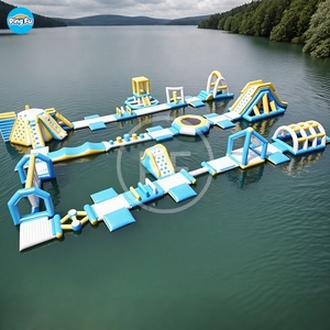 Nổi nước AQUA công viên trò chơi biển lớn dành cho người lớn đồ chơi bơm hơi phụ kiện trượt nước Inflatable nhảy nhà và trượt nước - Product Image 6