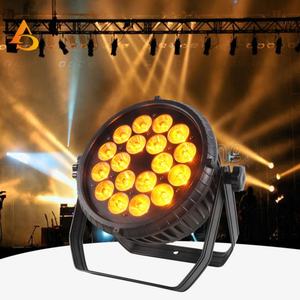 Venta Directa de Lámpara LED Par para Exteriores, Resistente al Agua, 18 Piezas x 18 W, RGBWA UV 6 en 1 - Product Image 1