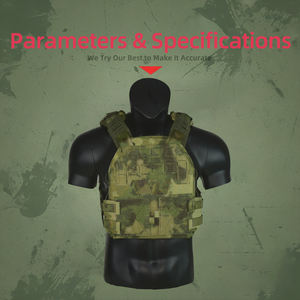 سترة تكتيكية إسرائيلية طراز ES-KZ على شكل V مع نظام مولي سريع التحرير، سترة تكتيكية بنمط التمويه AFG Moss - Product Image 6