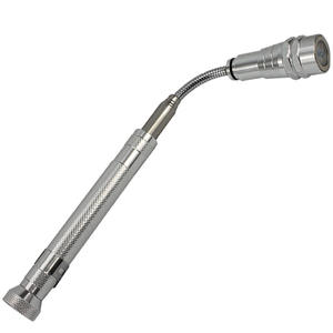 Linterna Magnética Luomen T9128 con Luz LED de Detección, Imán Grande en la Parte Trasera, Alimentada por Batería, Herramienta de Reparación Telescópica - Product Image 4