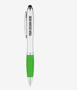 Stylos à bille incurvés personnalisés avec logo imprimé, cadeaux promotionnels, fournitures de papeterie de bureau - Product Image 4