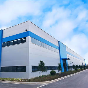 Bâtiment d'atelier de fabrication de structures en acier en promotion – Entrepôt et usine préfabriqués en structure métallique - Product Image 2