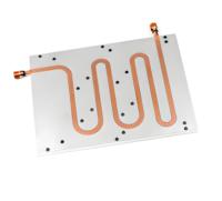 Service de fabrication sur mesure de plaques de refroidissement liquide en cuivre, usinage CNC de plaques de refroidissement à eau en aluminium pour batteries de véhicules électriques et onduleurs solaires