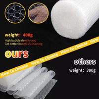 Film à bulles Skardeco 12 pouces x 72 pieds, 2 rouleaux, matériau de rembourrage pour l'emballage, le déménagement et la protection en expédition
