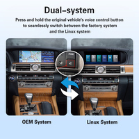 Decodificador de coche con sistema Linux Viknav, interfaz de actualización compatible con Lexus LS 2007-2022, CarPlay inalámbrico, Android Auto, Autolink, Airplay