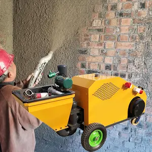 Diesel/ Electric Mortar Plastering Machine Wall Spraying Machine Cement Mortar Spray Machines For Wall