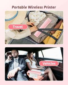 Impresora portátil M08F inalámbrica para viajes, impresora térmica <span class=keywords><strong>de</strong></span> dientes azules, impresora compacta pequeña sin tinta para el hogar y la Oficina - Product Image 6
