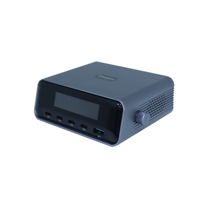 Cargador SEAVIEW 100W <span class=keywords><strong>PD3</strong></span>.<span class=keywords><strong>0</strong></span> con 4 Puertos Tipo C, 1 Puerto USB A, Pantalla LCD TFT de 2.25 Pulgadas, Protección Contra Sobrecorriente y Sobretensión para Transmisiones en Vivo - Product Image 1