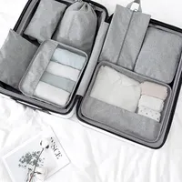 Travelsky Reizen Bagage Organizer Set 7 Stuk Compressie Verpakking Cubes