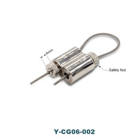 Câble de luminaire personnalisé OEM de 1,5 mm, quincaillerie, pince à boucle réglable