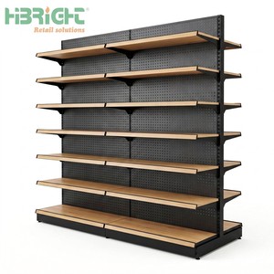 Étagère de supermarché en métal sur mesure, 20 ans d'expérience, présentoir pour <span class=keywords><strong>magasin</strong></span> de discount - Product Image 5