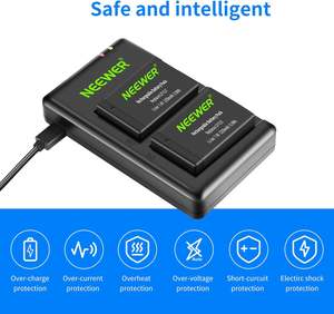 Сменный LP-E17 аккумулятор NEEWER 2 шт. и двойное зарядное устройство USB для Canon - Product Image 4