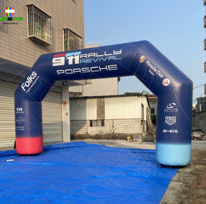 Tunnel gonflable d'arche gonflable de publicité d'entrée de thème gelé de décorations faites sur commande pour extérieur de grand événement avec le ventilateur - Product Image 4